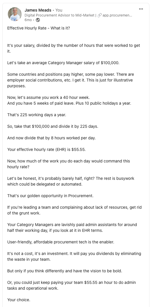 Not everyone’s time is equal